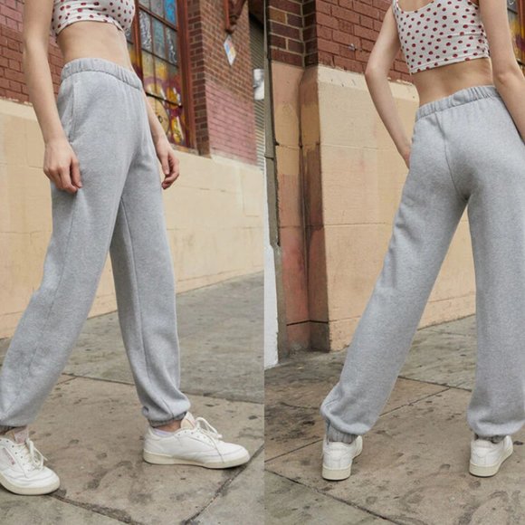 Brandy Melville Pants - John Galt Light Gray Rosa Sweatpants